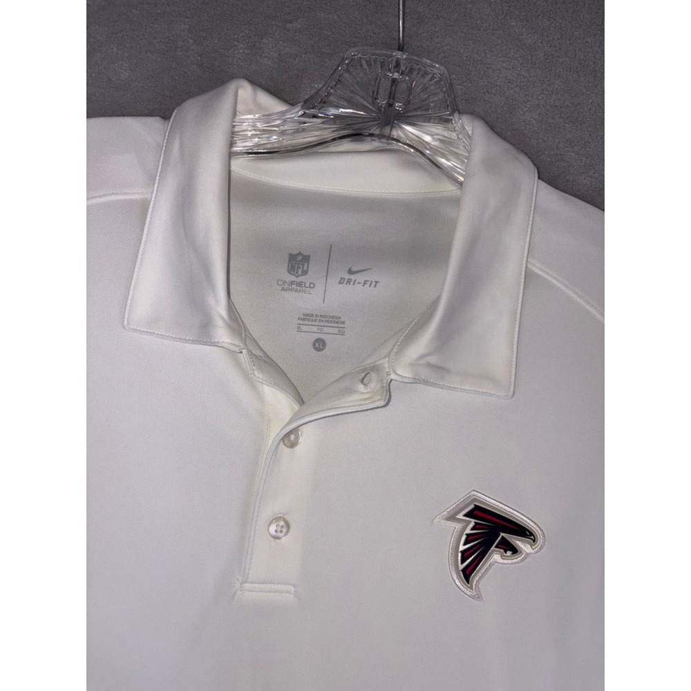 NFL Atlanta Falcons Nike Dri-FIT Performance Polo Shirt Mens XL On Field Apparel